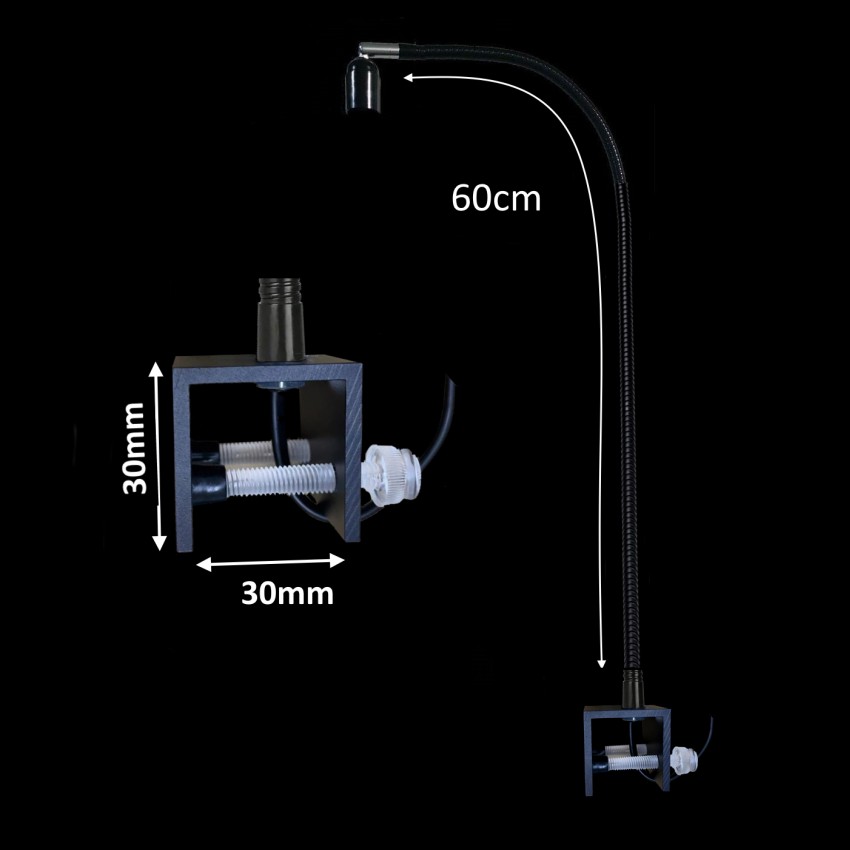 Flexible Gooseneck for 50W Fixed Spectrum Pendant