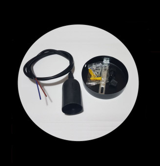 DIY E27 Ceiling Lamp Holder for 50W Fixed Spectrum Pendants