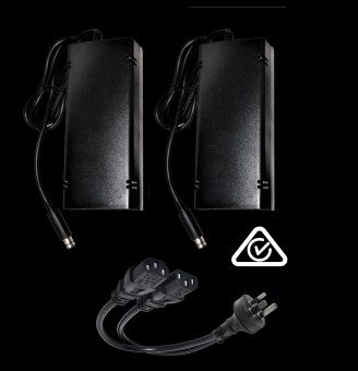 Twin 96W 24V Power Supply One Plug