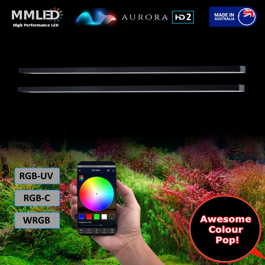 Colour Tunable Aurora HD2 Fresh Water Two Tube Set