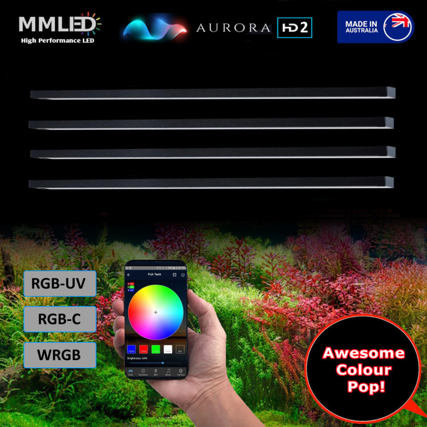 Colour Tunable Aurora HD2 Fresh Water Four Tube Set